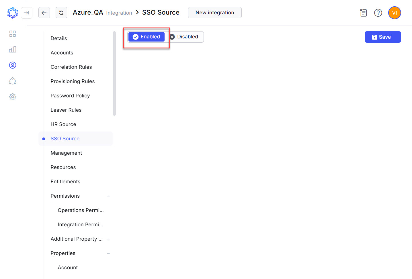 Enable SSO on the ObserveID side