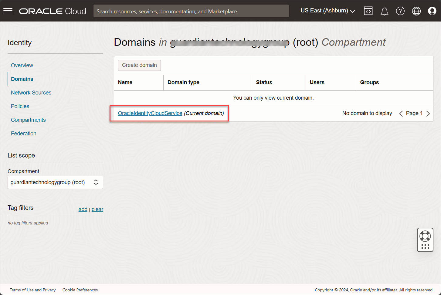 OracleIdentityCloudService link OracleIdentityCloudService link