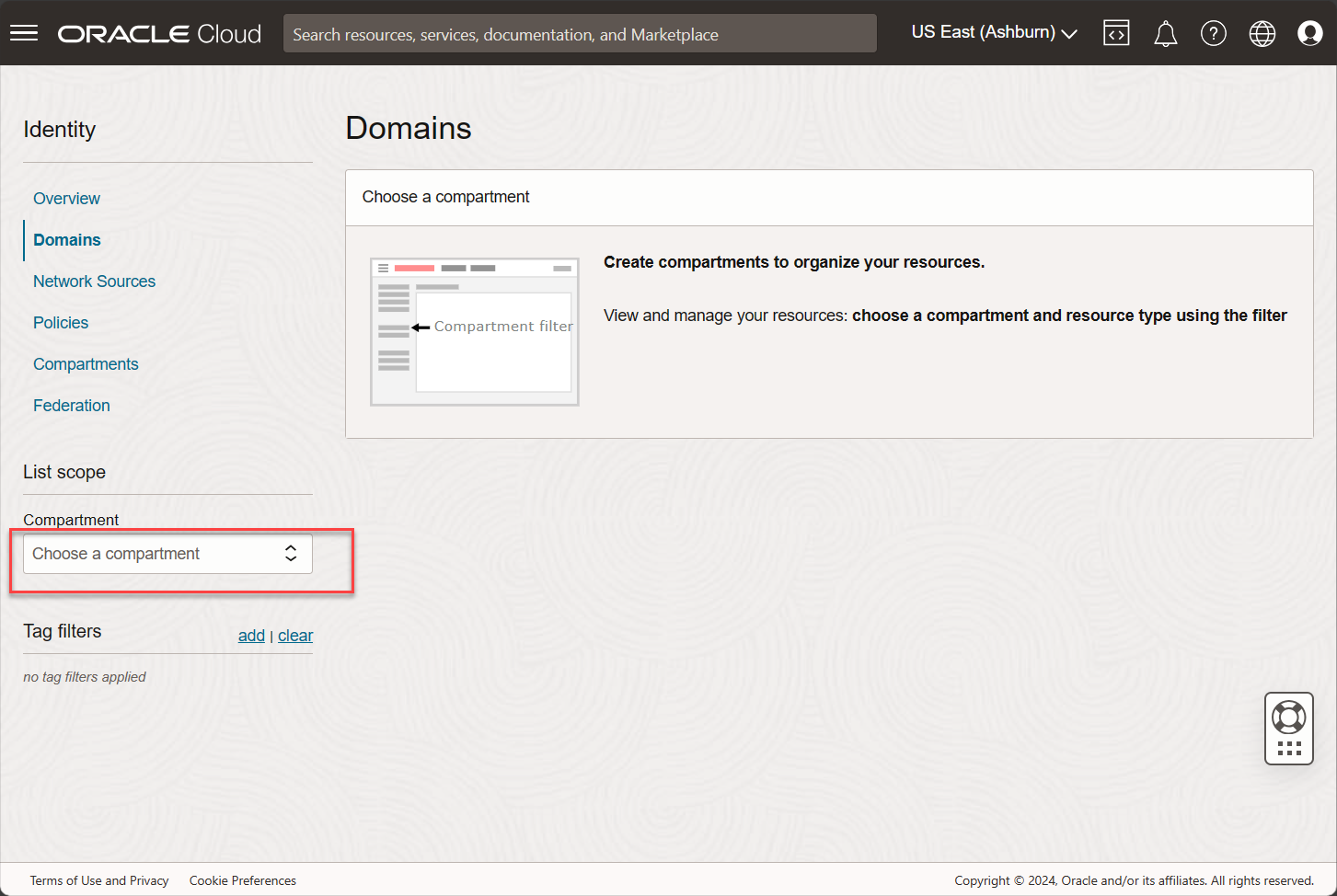 Compartment list Compartment list