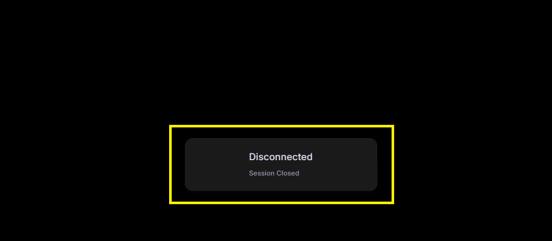 Sign-Out to End Session