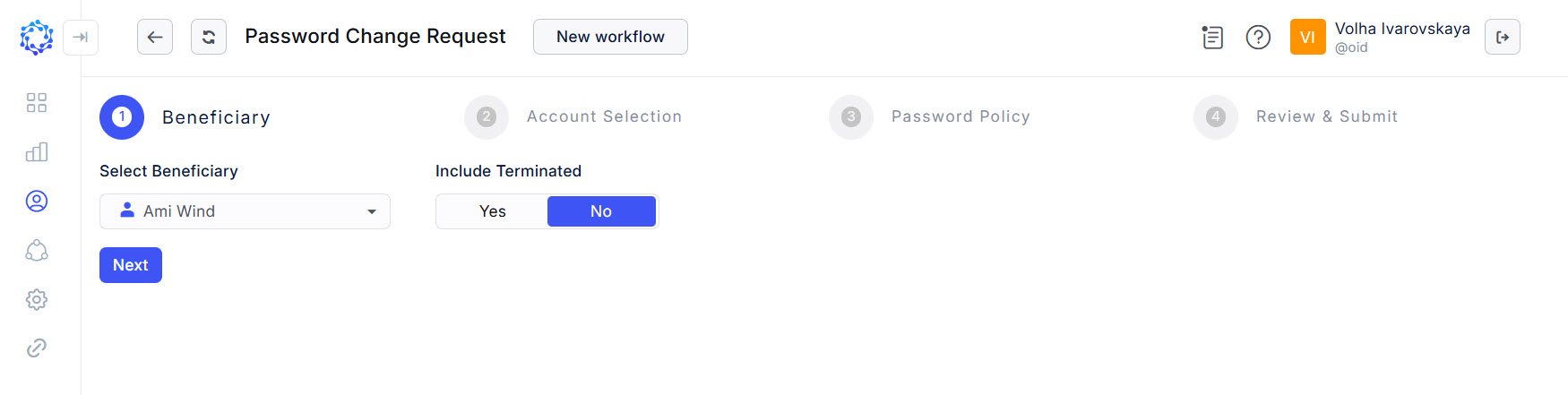 Selection of Beneficiary