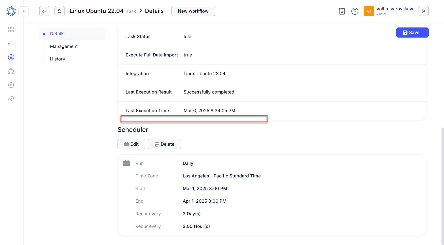 Paused task with a schedule and no next execution time